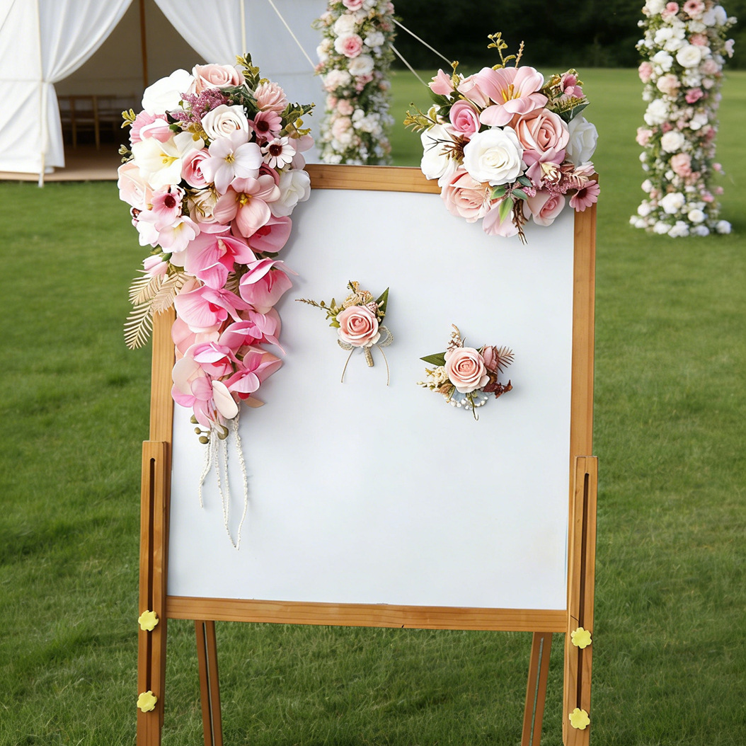 Wedding Ceremony Supply - Kit de Buquê de Casamento Rosa