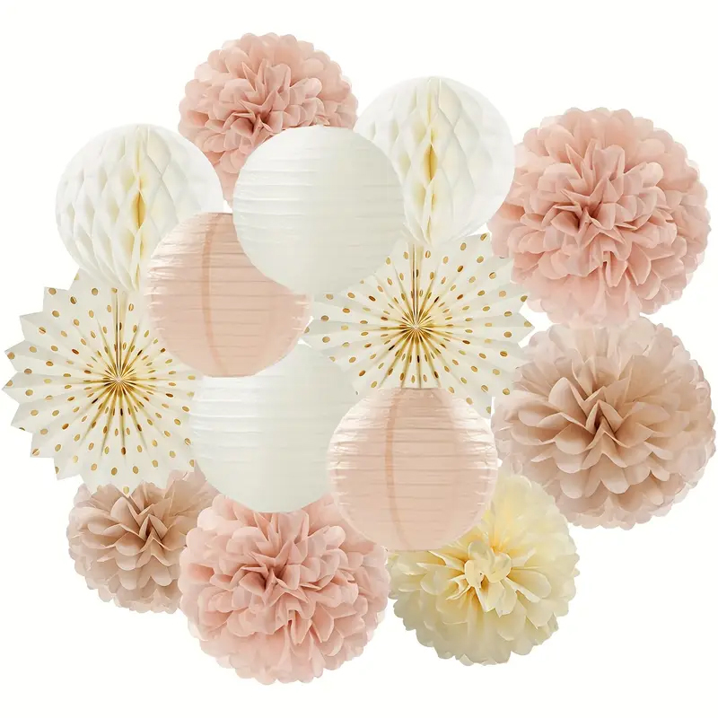 Wedding Ceremony Supply - 11 Peças de Flores de Papel