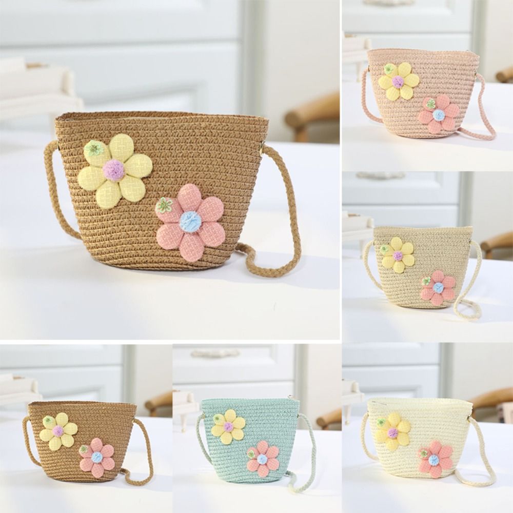 Bolsa de Palha Artesanal para  - Flower Girl Basket avaliação e preço