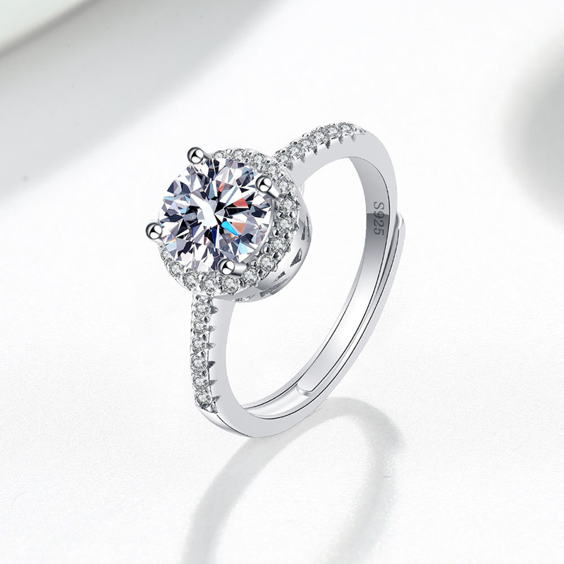 Novo 925 prata esterlina redon - Wedding Z avaliação e preço
