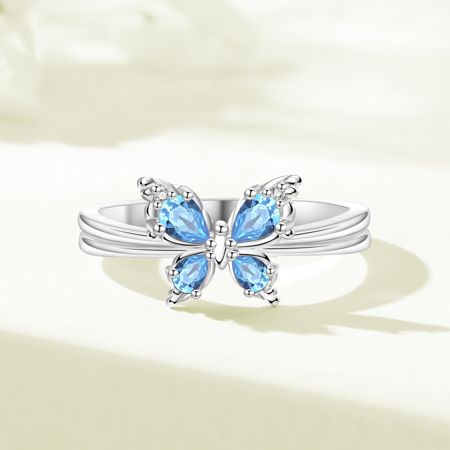 Anel de borboleta elegante em  - Wedding Z avaliação e preço