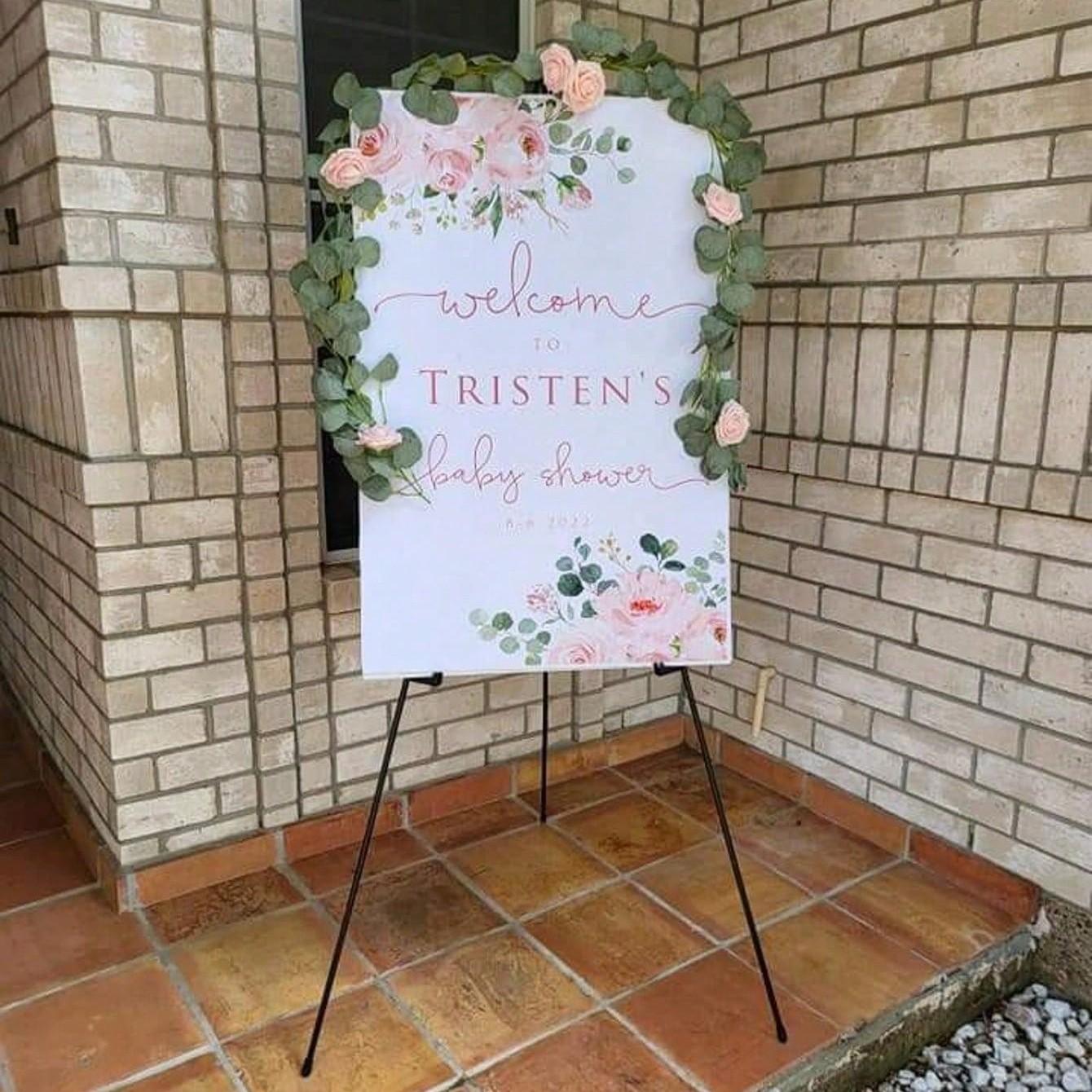 Suporte de Exibição Portátil D - Wedding Ceremony Supply avaliação e preço