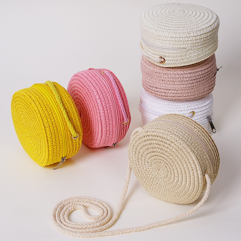 1 unidade Bolsa de Palha Artes - Flower Girl Basket avaliação e preço
