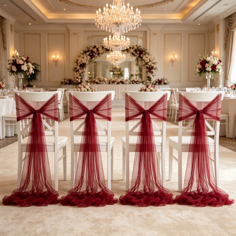 Rolo de Tecido de Tule Suíço R - Wedding Ceremony Supply avaliação e preço