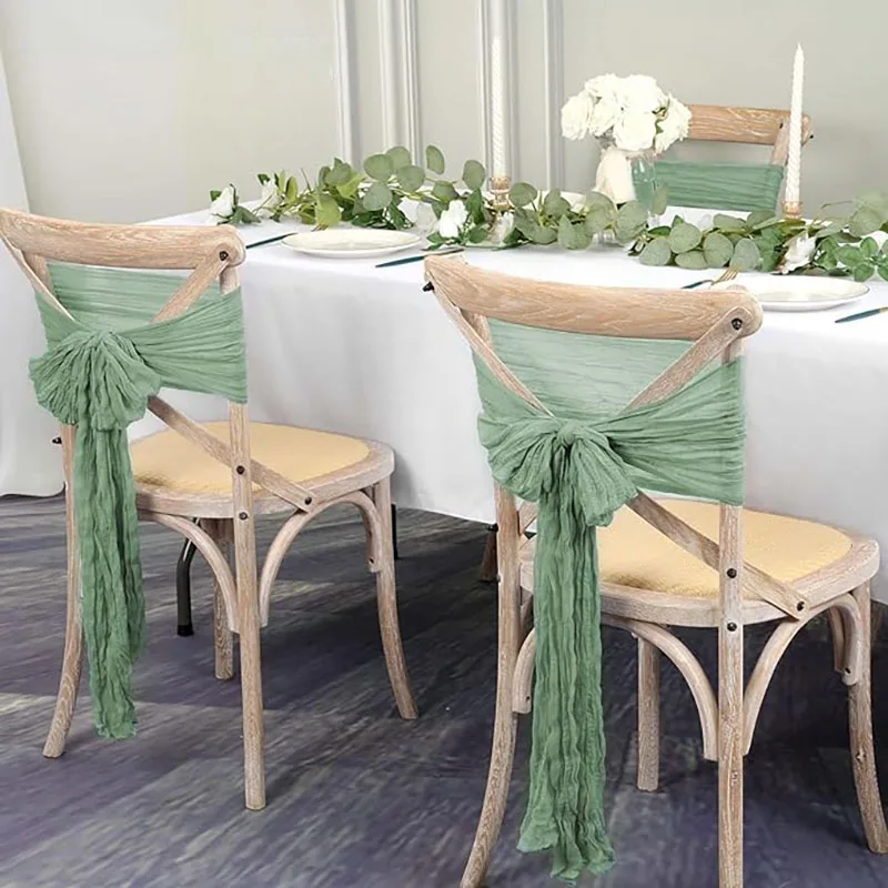 30 pçs salvia verde cheeseclot - Wedding Ceremony Supply avaliação e preço