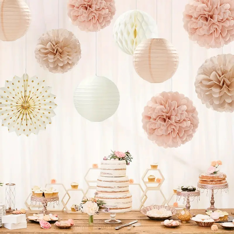 11 Peças de Flores de Papel Do - Wedding Ceremony Supply avaliação e preço